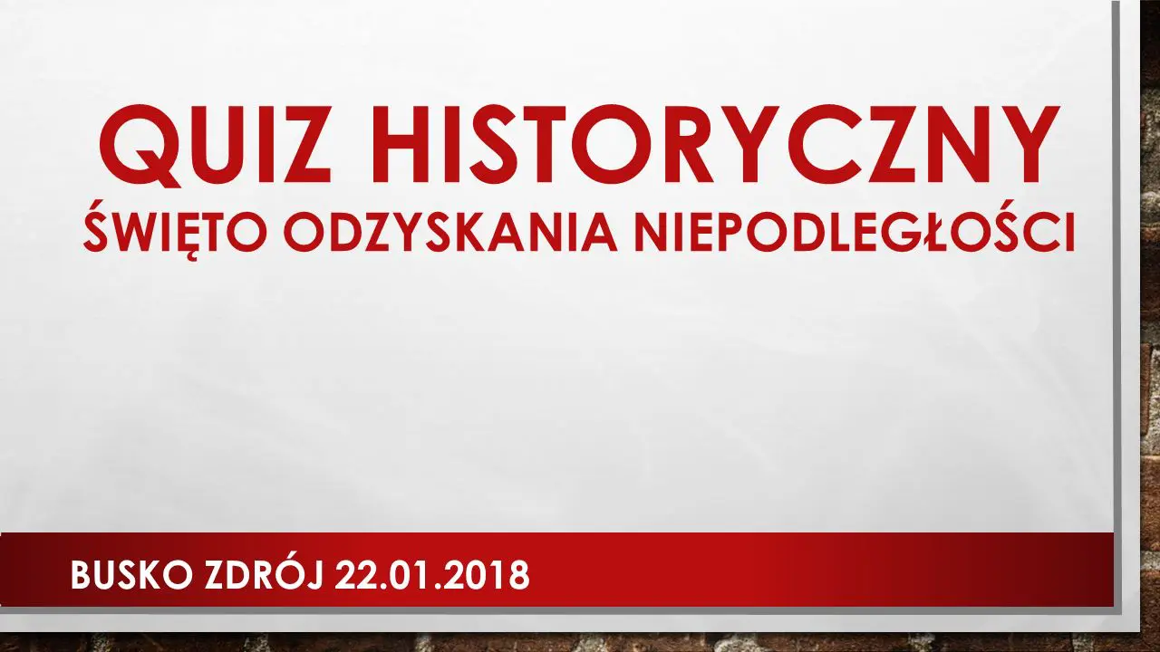 Wydarzenia na 100-lecie niepodległości